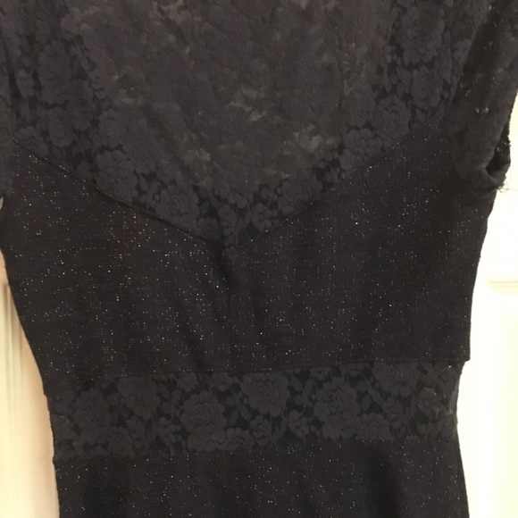 Sparkly navy and lace dress - Picture 4 of 7